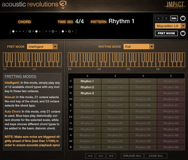 acoustic revolutions 3 interface