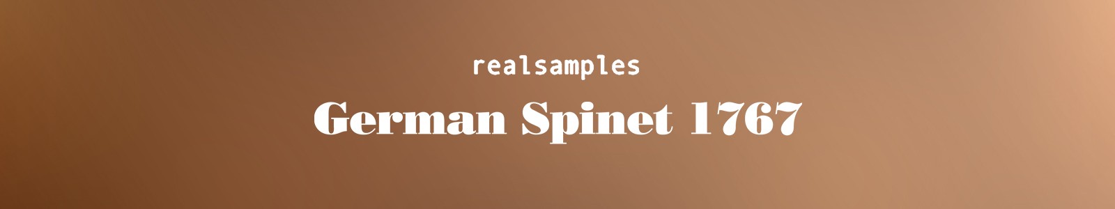 German Spinet 1767 by Realsamples