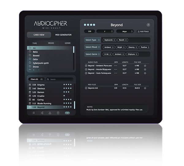 Audiocipher Midi Vault box shot min