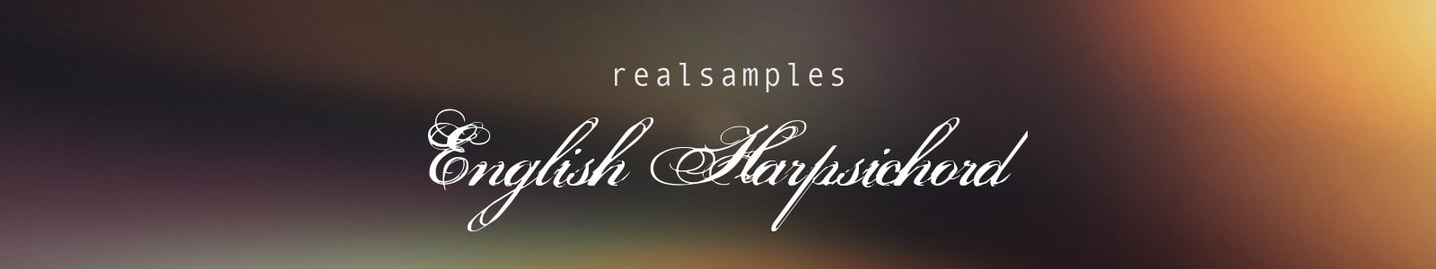 Realsamples English Harpsichord header min