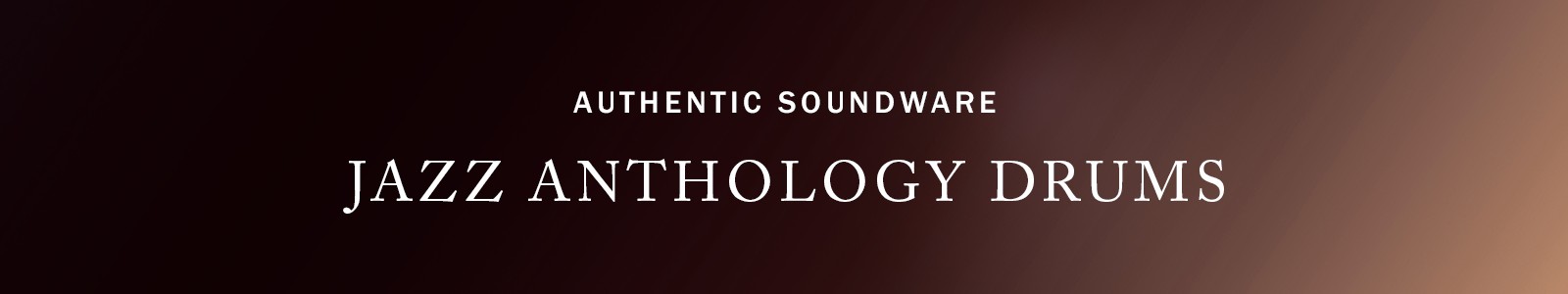 Authentic Soundware Jazz Anthology Drums header min
